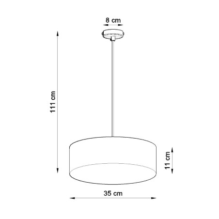 Lampa wisząca Arena czarna - Sollux | Oświetlenie nowoczesne