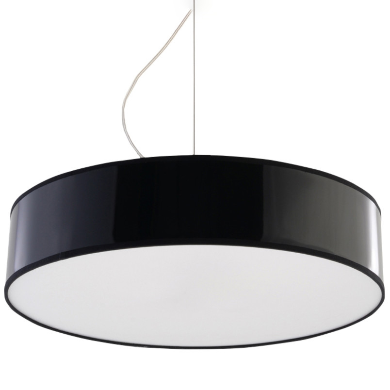 Lampa wisząca Arena | Sollux - Okrągła, Czarna | Kup online