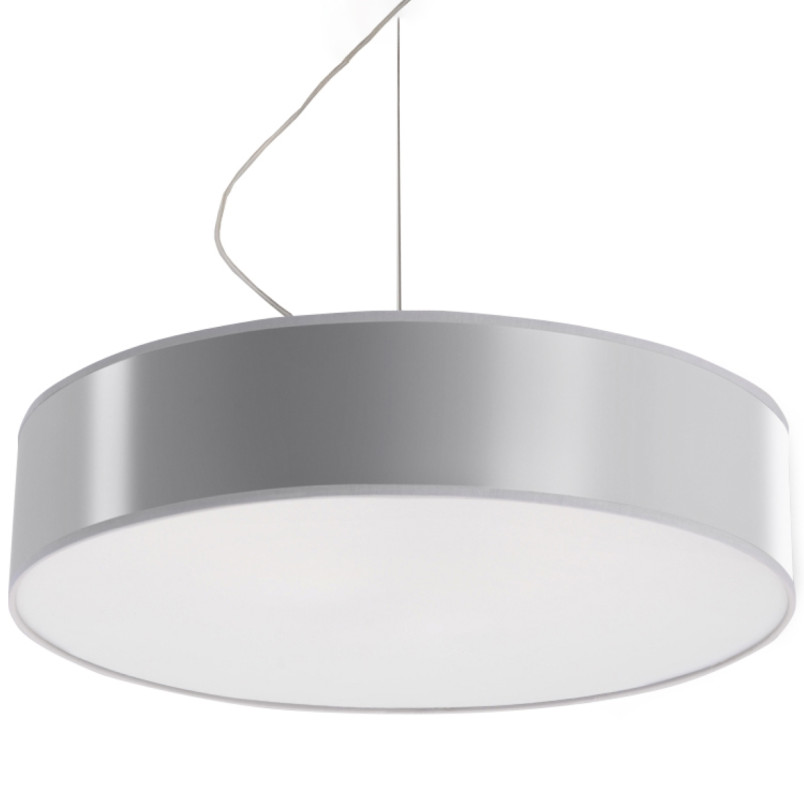 Lampa wisząca Arena Sollux - Okrągła, Szara - Kup online!