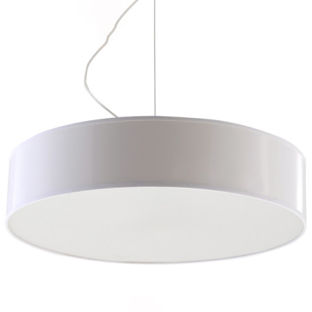 Lampa wisząca Arena biała 45cm - Sollux | Elegancki design