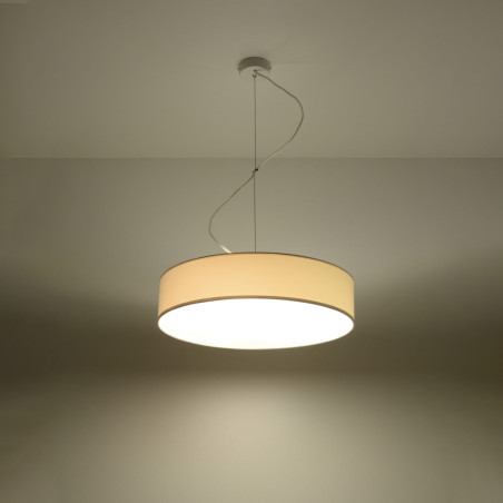 Lampa wisząca Arena biała 45cm - Sollux | Elegancki design