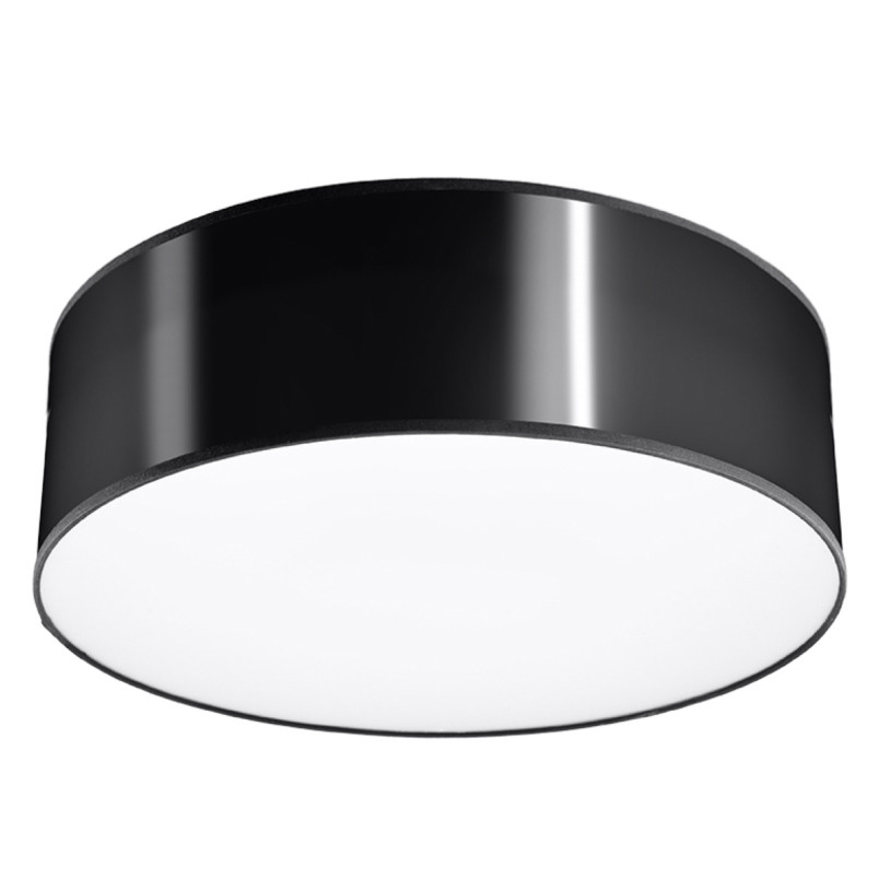Plafon Arena Sollux 25cm - Eleganckie Oświetlenie Czarny