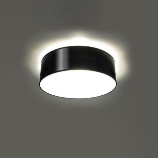 Plafon Arena Sollux 25cm - Eleganckie Oświetlenie Czarny