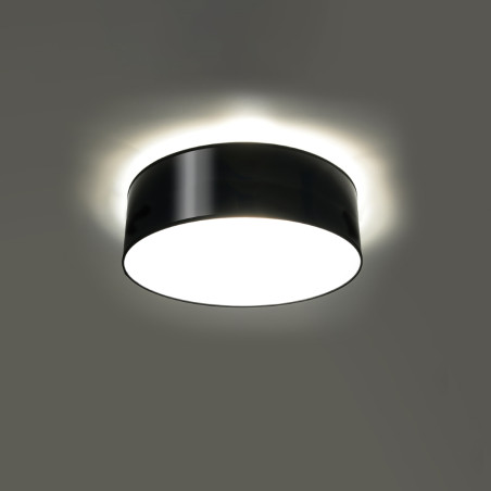 Plafon Arena Sollux 25cm - Eleganckie Oświetlenie Czarny