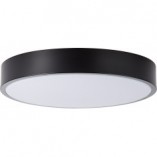 Plafon LED okrągły czarno-biały Brilliant | Minimalistyczny design