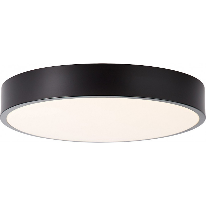 Plafon LED okrągły czarno-biały Brilliant | Minimalistyczny design