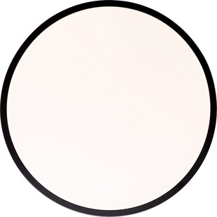Plafon LED okrągły czarno-biały Brilliant | Minimalistyczny design