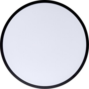 Plafon LED okrągły czarno-biały Brilliant | Minimalistyczny design