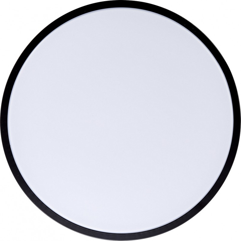 Plafon LED okrągły czarno-biały Brilliant | Minimalistyczny design