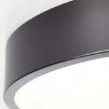 Plafon LED okrągły czarno-biały Brilliant | Minimalistyczny design