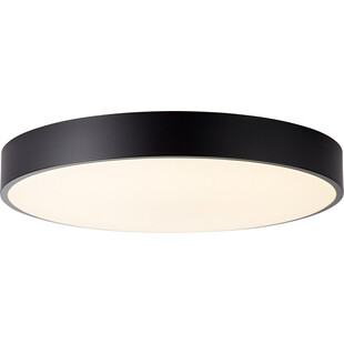 Plafon okrągły z pilotem sterowania Slimline LED 49 Biało-Czarny marki Brilliant