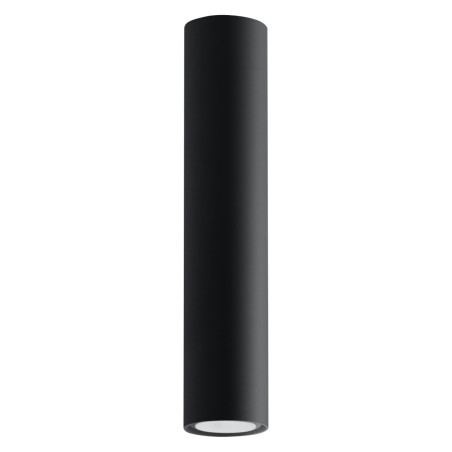 Lampa spot Lagos Sollux - czarna tuba 6cm | Oświetlenie