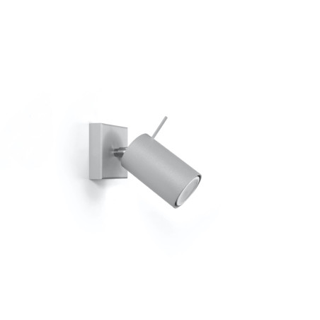 Kinkiet Ring Sollux | Regulowany, Szary | Sklep Lamp