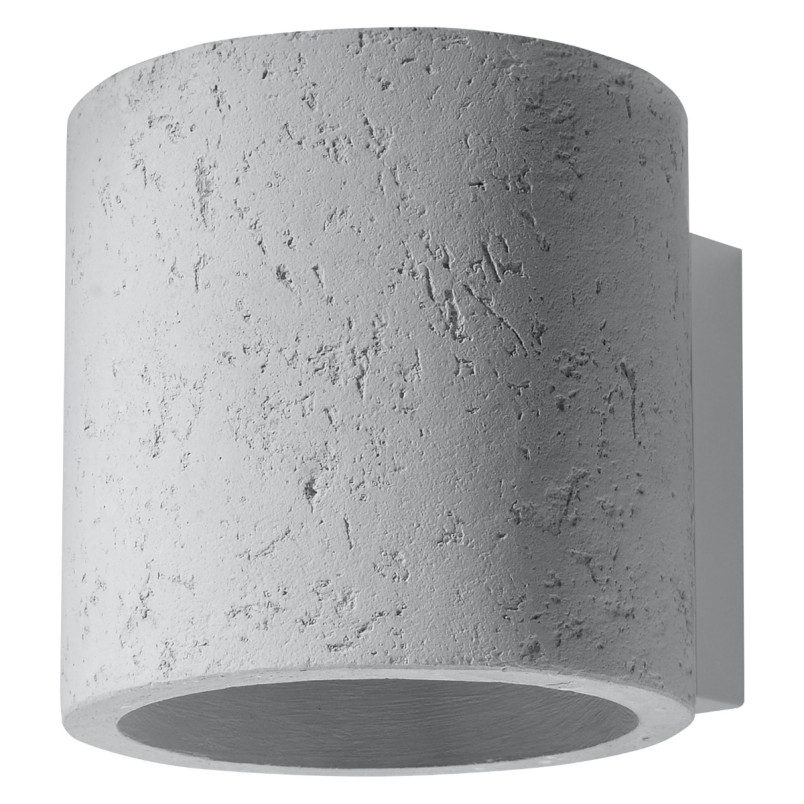 Kinkiet betonowy Orbis 10cm Sollux - Loftowy design