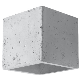 Kinkiet betonowy Quad Sollux - Loftowy design | Oświetlenie