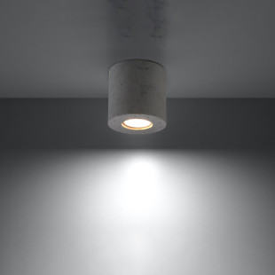 Lampa Betonowa Orbis Sollux | Loftowa | 10cm | Szara