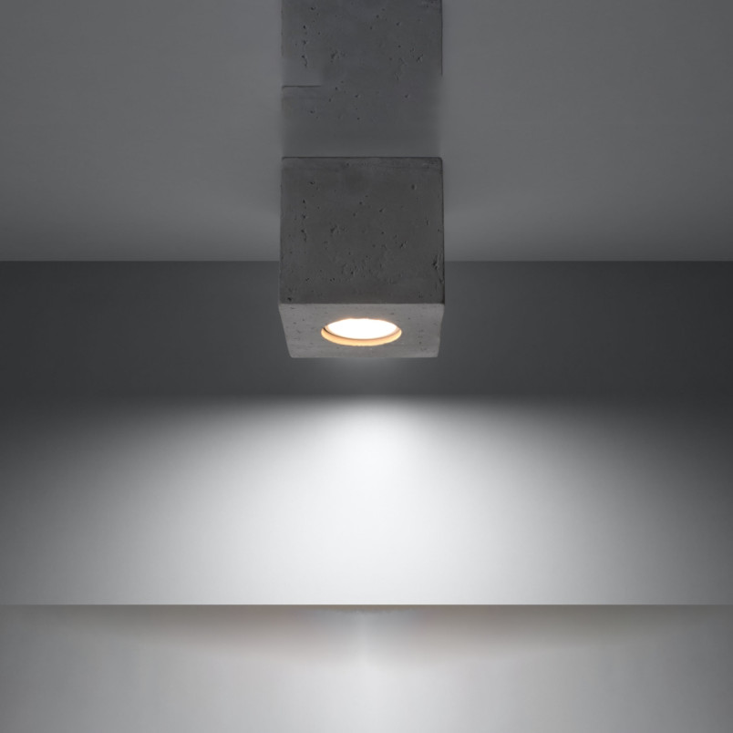 Lampa Betonowa Quad Sollux | Loftowa | Kup Teraz