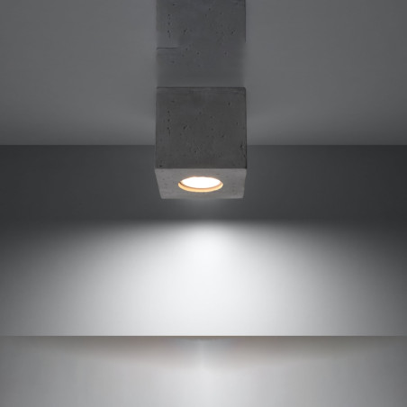 Lampa Betonowa Quad Sollux | Loftowa | Kup Teraz