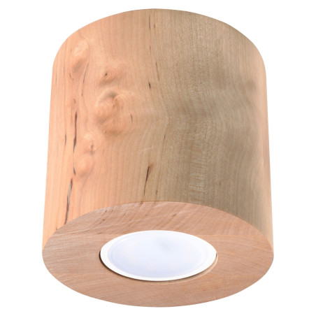 Lampa spot drewniana Orbis 10cm Sollux | Skandynawski design