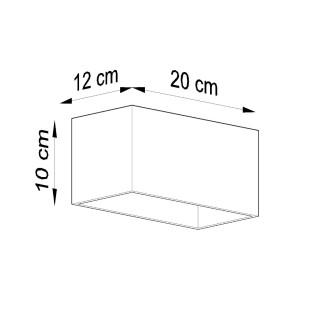 Kinkiet biały Sollux Quad 20cm - Eleganckie oświetlenie ścienne