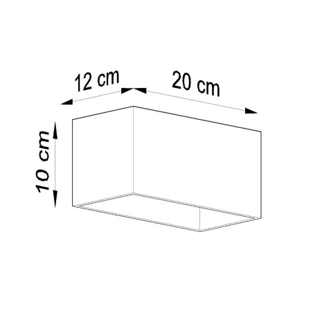 Kinkiet biały Sollux Quad 20cm - Eleganckie oświetlenie ścienne
