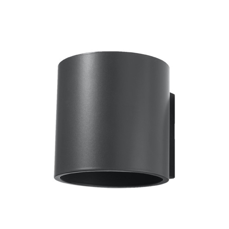 Kinkiet Sollux Orbis 10cm Antracyt - Eleganckie Oświetlenie