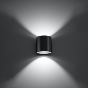 Kinkiet Sollux Orbis 10cm Antracyt - Eleganckie Oświetlenie