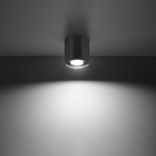 Lampa spot tuba Orbis 10cm antracyt Sollux - Oświetlenie