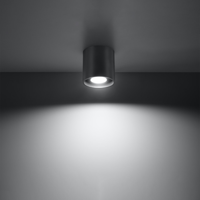 Lampa spot tuba Orbis 10cm antracyt Sollux - Oświetlenie