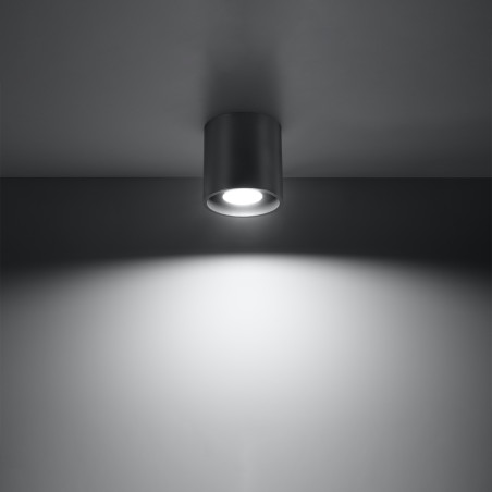 Lampa spot tuba Orbis 10cm antracyt Sollux - Oświetlenie