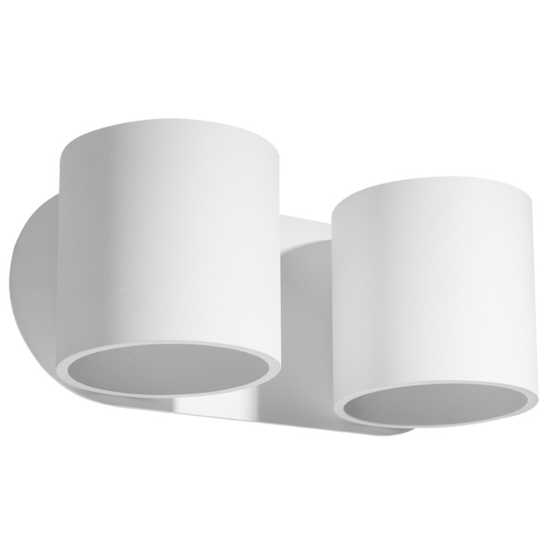 Kinkiet podwójny biały Orbis 26cm Sollux - Oświetlenie LED