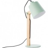 Lampa biurkowa drewniana Swivel zielona | Skandynawski design