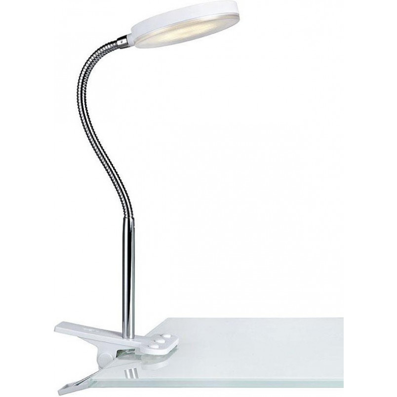 Lampa Klips Flex LED biała Markslojd | Nowoczesna Lampa Biurkowa