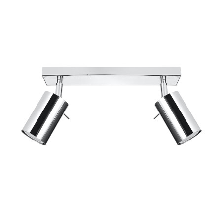 Reflektor sufitowy 2-punktowy Ring Long chrom Sollux - Sklep z lampami