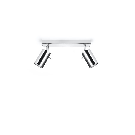Reflektor sufitowy 2-punktowy Ring Long chrom Sollux - Sklep z lampami