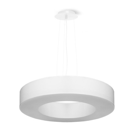 Lampa wisząca Saturno Slim 50cm biała | Sollux - Sklep z lampami