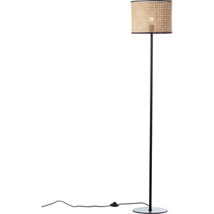 Lampa podłogowa rattanowa Wiley 30 - Boho, Rustykalny | Brilliant