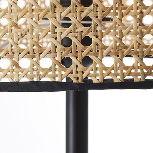 Lampa podłogowa rattanowa Wiley 30 - Boho, Rustykalny | Brilliant