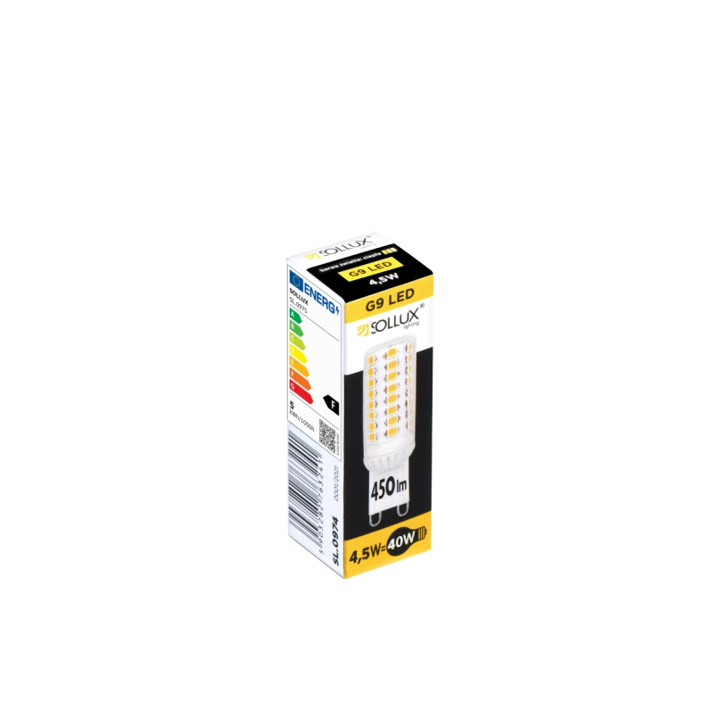 Żarówka LED G9 Sollux 4.5W 3000K - Oszczędność i Design