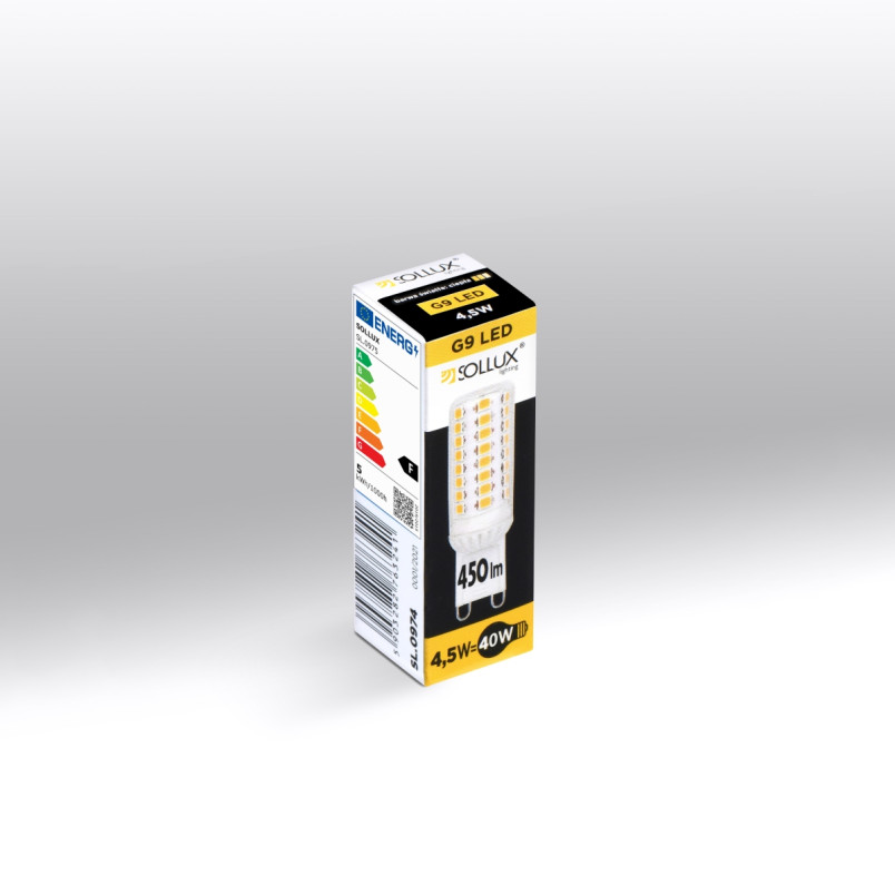 Żarówka LED G9 Sollux 4.5W 3000K - Oszczędność i Design