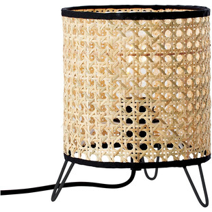 Lampa stołowa rattanowa Wiley 17 - Boho styl | Brilliant