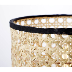 Lampa stołowa rattanowa Wiley 17 - Boho styl | Brilliant