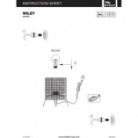 Lampa stołowa rattanowa Wiley 17 - Boho styl | Brilliant