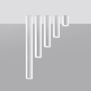 Lampa spot Lagos biała Sollux | Nowoczesny design