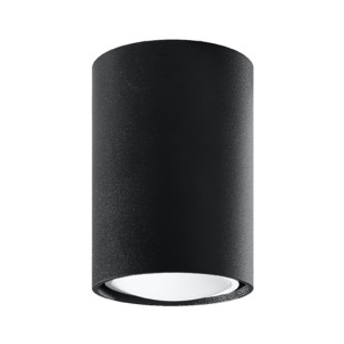 Lampa spot Lagos Sollux - Czarna tuba 6cm - Kup online!