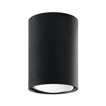 Lampa spot Lagos Sollux - Czarna tuba 6cm - Kup online!