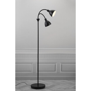 Lampa podłogowa podwójna Ray Czarna marki Nordlux