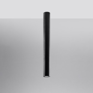 Lampa spot Sollux Lagos 6cm czarna - Nowoczesny design