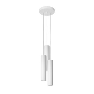 Lampa wisząca LAGOS - 3 tuby, biała, Sollux | Sklep z lampami