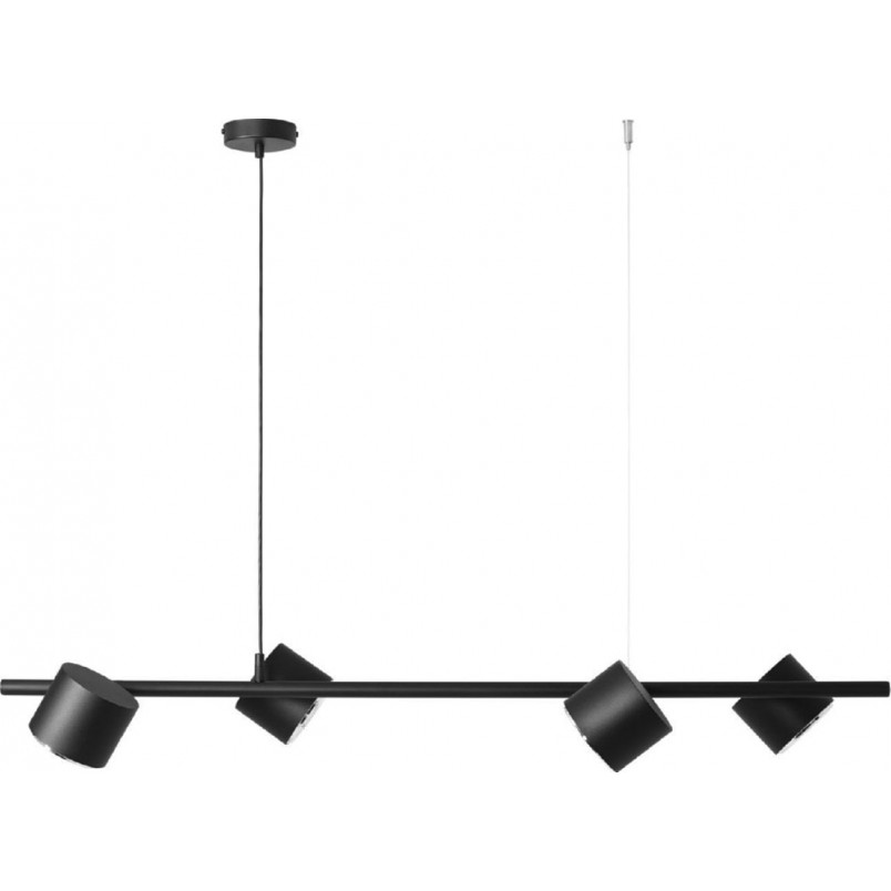 Lampa wisząca czarna 4 punktowa Aldex Bot 121cm | Sklep z lampami